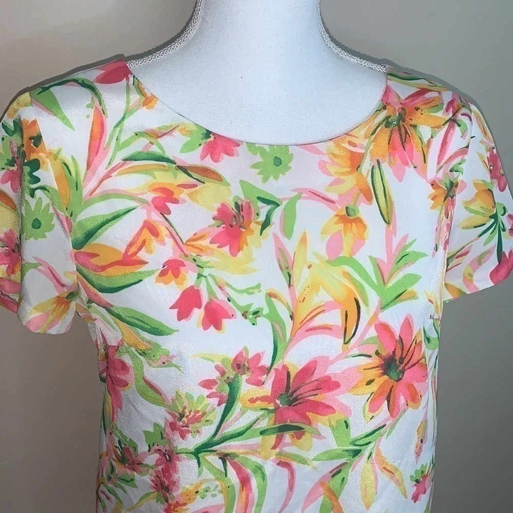 J.crew floral blouse